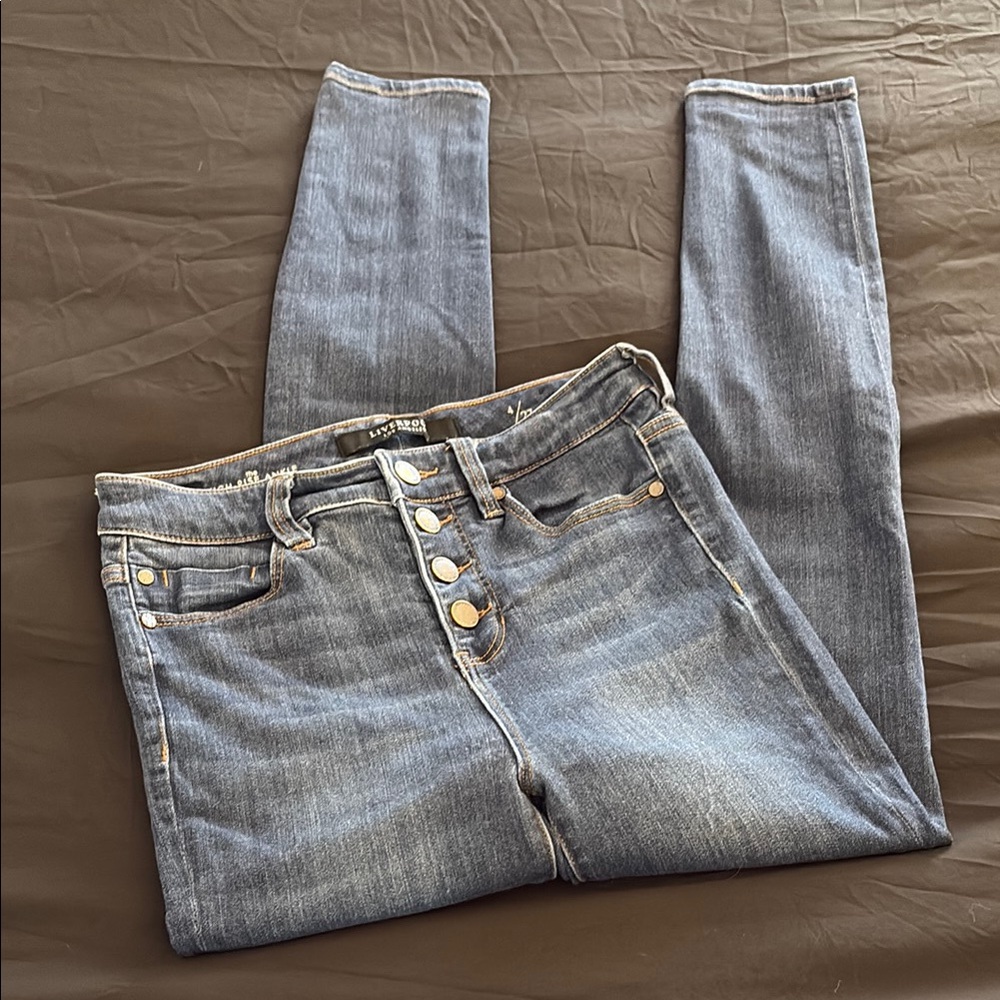 Liverpool Jeans Company High Rise Blue Jeans